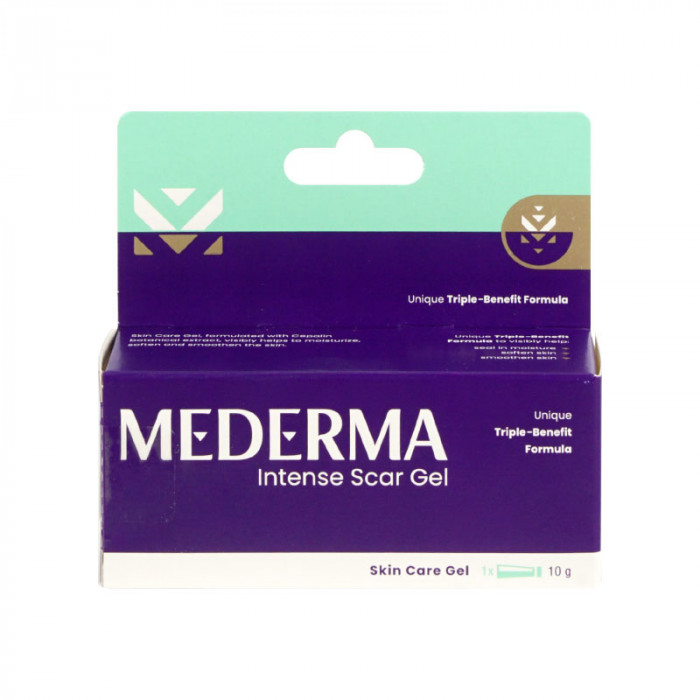 Mederma Intense Gel 10 g. เจลลดรอยแผลเป็น รอยดำจากสิว และแผลคีลอยด์ 10 กรัม