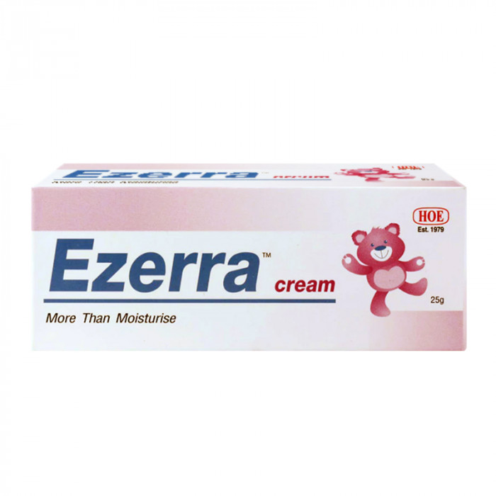 Ezerra Cream 50 g. อีเซอร์ร่า ครีม 50 กรัม แก้ผื่นคัน หน้าแห้ง สำหรับคนเป็นสิวสเตียรอยด์