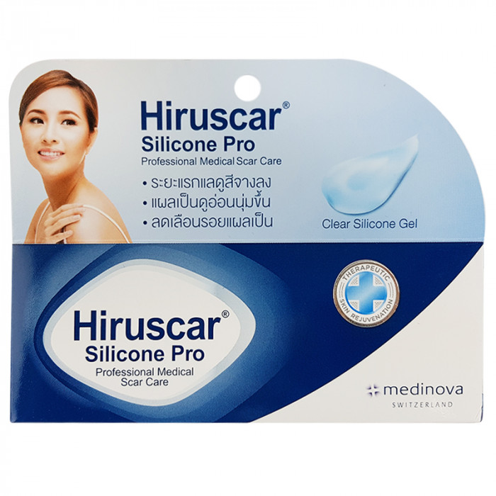 Hiruscar Silicone Pro 10 g. ลดเลือนรอยแผลเป็น แผลเป็นดูอ่อนนุ่มขึ้น