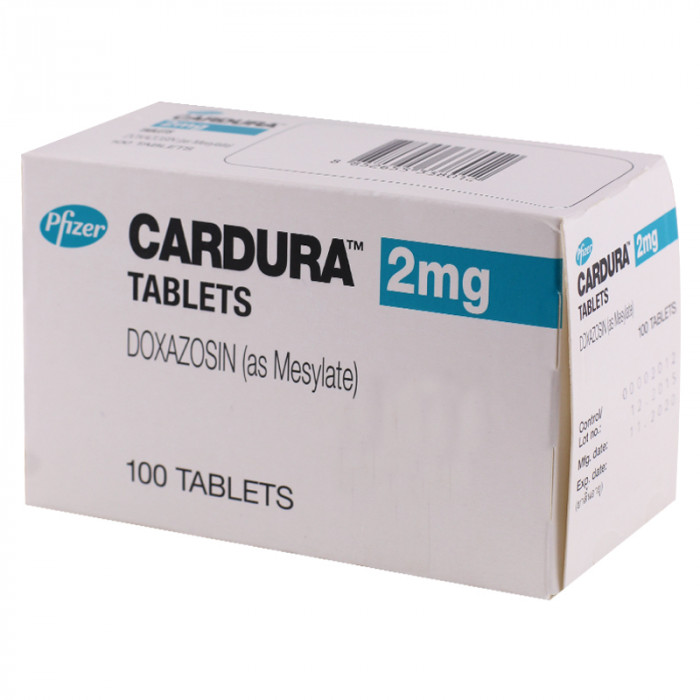 Cardura 2Mg.10เม็ด