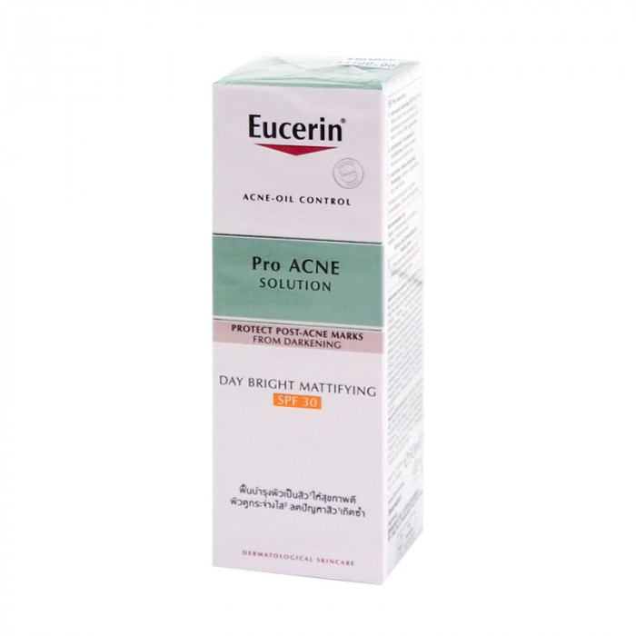 Eucerin Pro Acne Solution Day Bright Mattifying SPF30 50 ml. ยูเซอริน มอยส์เจอร์ไรเซอร์สำหรับกลางวัน 50 มล.