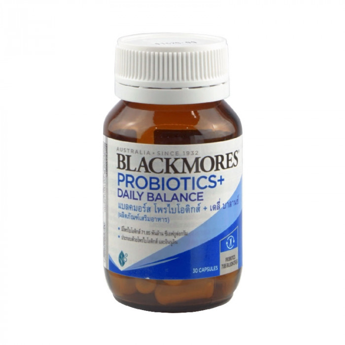 Blackmores Probiotics+Daily Balance 30'S โพรไบโอติกส์ + เดลี่ บาลานซ์ 30 แคปซูล