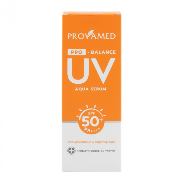 PROVAMED PRO-BALANCE UV AQUA SERUM 40 ML.โปรวาเมด โปร-บาลานซ์ ยูวี 40 มล.