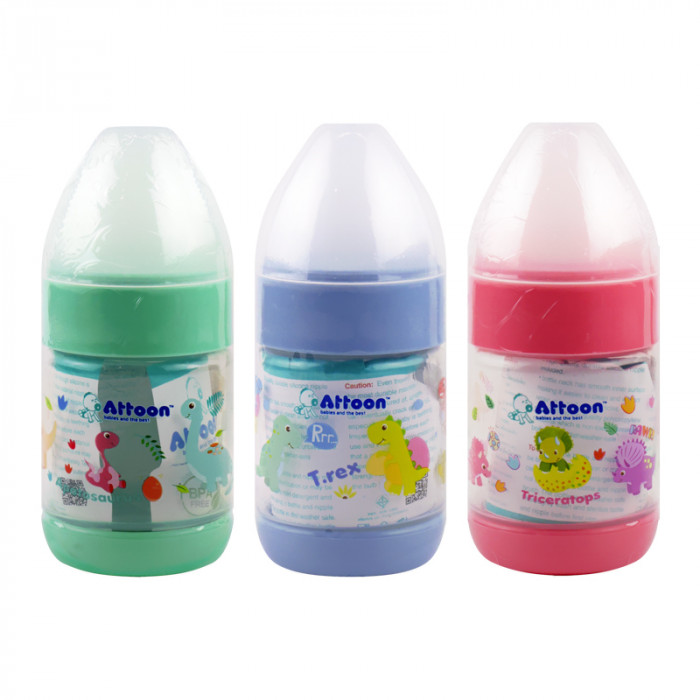 ATTOON ขวดนม รุ่นCOLOR SLIM 3oz. (คละสี) 