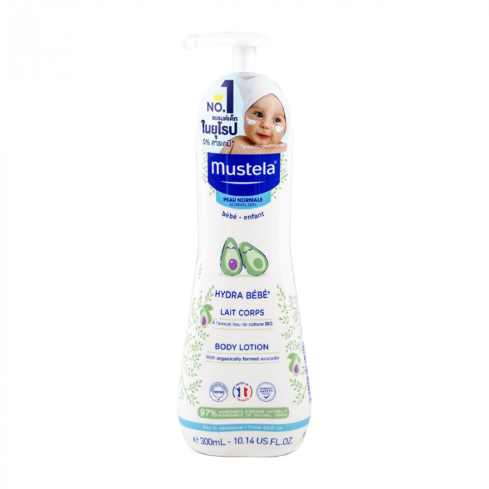 MUSTELA  HYDRA BEBE BODY LOTION 300ML. 