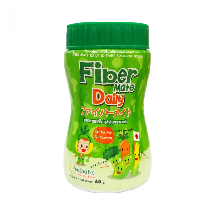 Fiber Mate Kiddy 60 g. สำหรับเด็กท้องผูกถ่ายยากหรือทานผักผลไม้น้อย