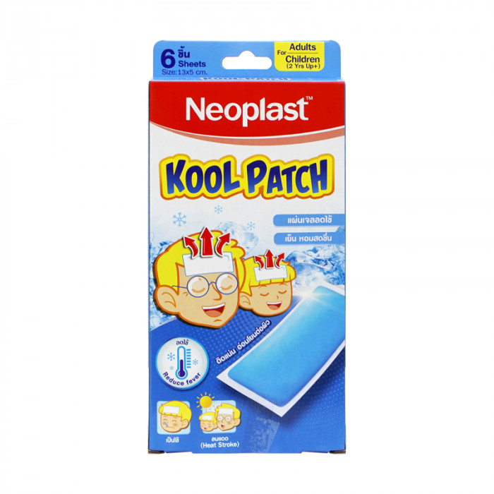 NEOPLAST KOOL PATCH 6ชิ้น (สำหรับผู้ใหญ่และเด็กโต)