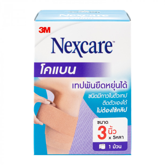 3M NEXCARE COBAN เทปพันยืดหยุ่น ขนาด 3นิ้วx5หลา