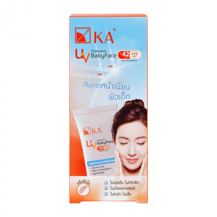 KA UV BABYFACE SPF42 30G. เคเอ ยูวี โพรเทคชั่น เบบี้เฟส ครีมกันแดดหน้าเด็ก