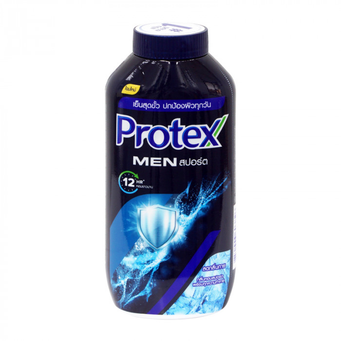 PROTEX แป้งเย็น โพรเทคส์ 140G. สูตร เมน สปอร์ต 