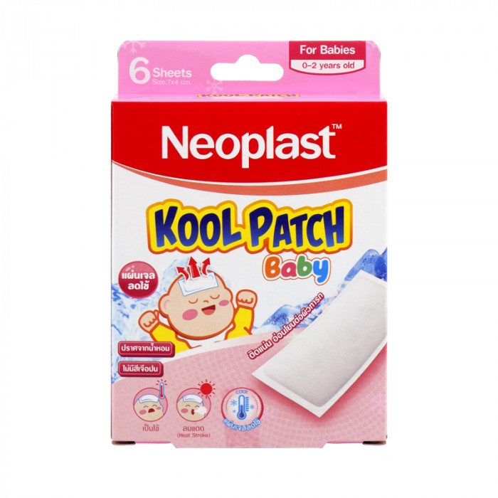 NEOPLAST KOOL PATCH BABY 6ชิ้น (สำหรับเด็กเล็ก)