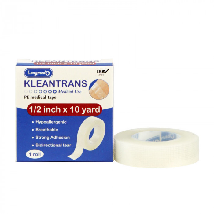 Kleantrans คลีนทรานส์ เทปแต่งแผลแบบใส 1/2นิ้วx10หลา