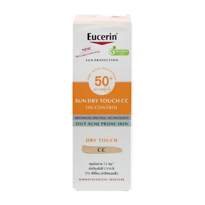 Eucerin sun dry touch cc oil control spf50+50ml.