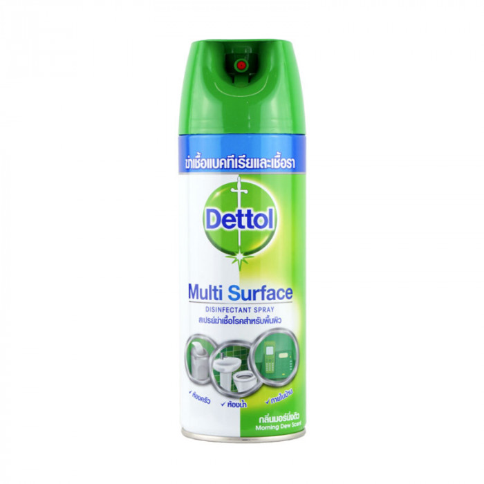 Dettol Multi Surface เดทตอล สเปรย์ฆ่าเชื้อโรคสำหรับพื้นผิว 450 มล.