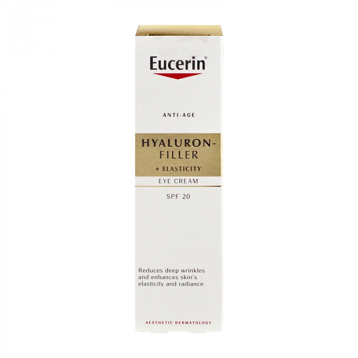 Eucerin hyaluron-filler+elasticity eye cream spf20 15 ml.
