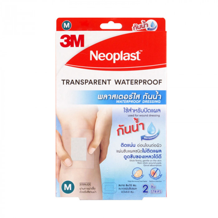 3M Neoplast Transparent Waterproof พลาสเตอร์ใสกันน้ำ