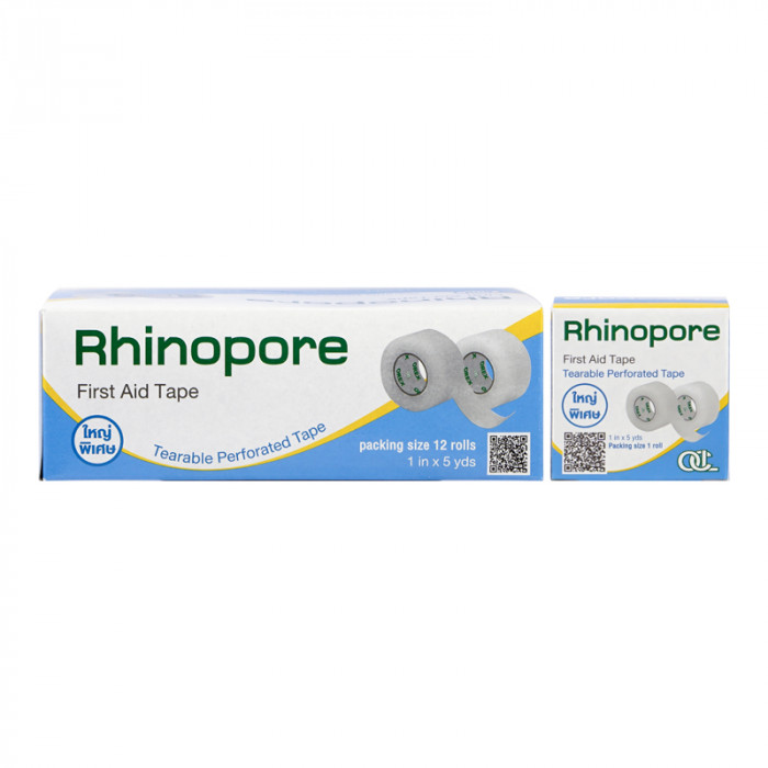 Rhinopore ไรโนพอร์ เทปใส (1นิ้วx5หลา)