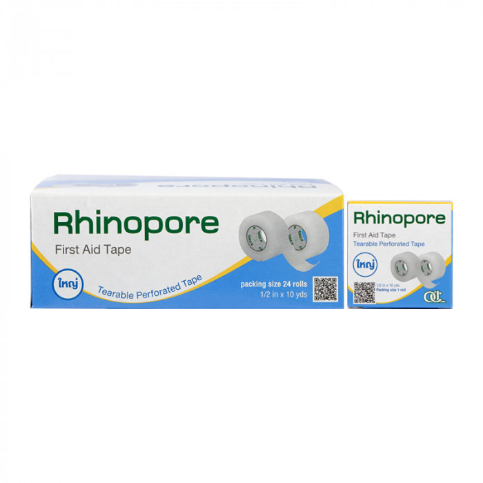 Rhinopore ไรโนพอร์ เทปใส (1/2นิ้วx10หลา)