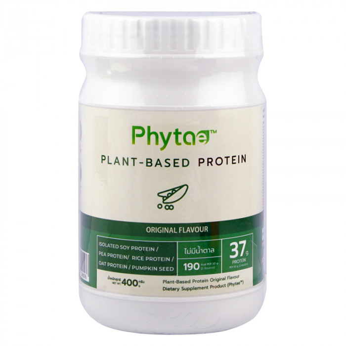 Phytae plant-based protein 400 g. ผลิตภัณฑ์เสริมอาหารแพลนต์-เบส โปรตีน (ออริจินัล)