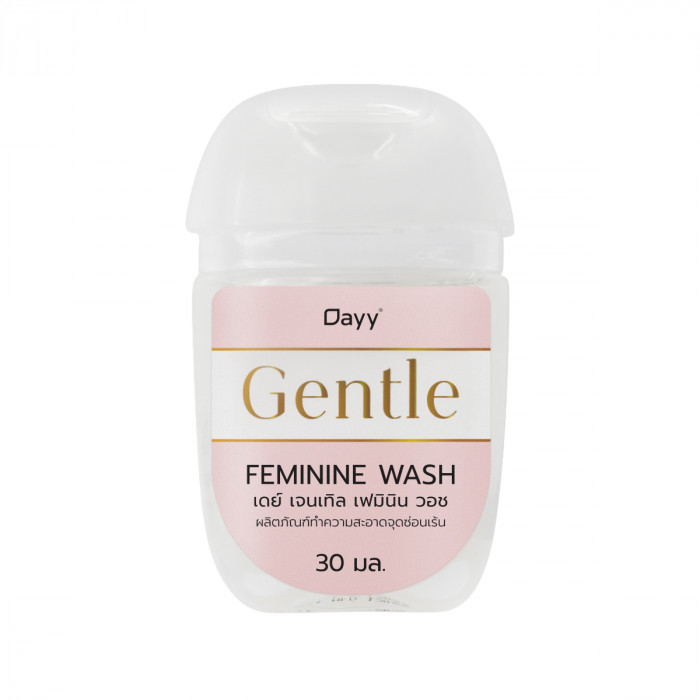 Dayy gentle feminine wash 30 ml. เดย์ เจนเทิล เฟมินิน วอช ผลิตภัณฑ์ทำความสะอาดจุดซ่อนเร้น 30 มล.