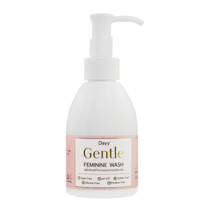 Dayy gentle feminine wash 150 ml. เดย์ เจนเทิล เฟมินิน วอช ผลิตภัณฑ์ทำความสะอาดจุดซ่อนเร้น 150 มล.