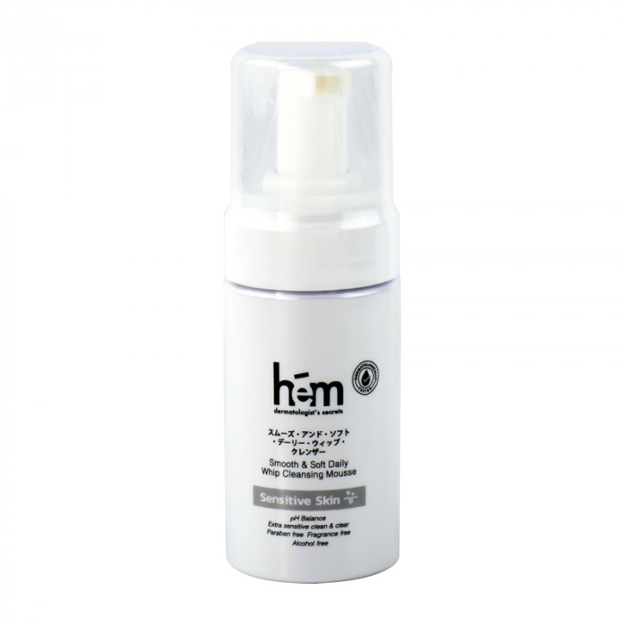 Hem smooth&soft daily whip cleansing mousse 100 ml.