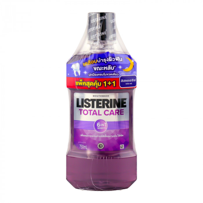 Listerine total care 2x750ml. (แพ็คคู่)