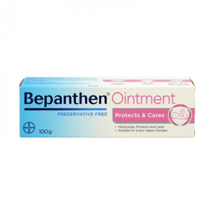 Bepanthen ointnent 100g. บีแพนเธน ออยเมต์ 100 กรัม