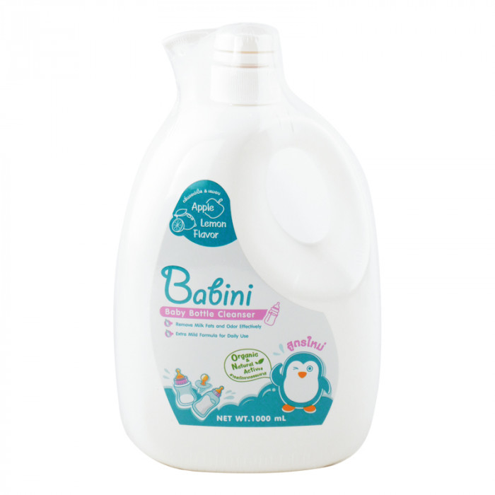 Babini baby bottle cleanser 1000ml. ผลิตภัณฑ์ทำความสะอาดขวดนม เบบินี่