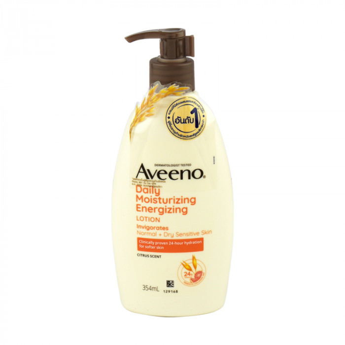Aveeno daily moisturizing lotion (สีส้ม) 354ml.