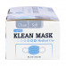 Klean mask หน้ากากอนามัย 50ชิ้น (สีฟ้า)