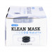 Klean mask หน้ากากอนามัย 50ชิ้น (สีดำ)