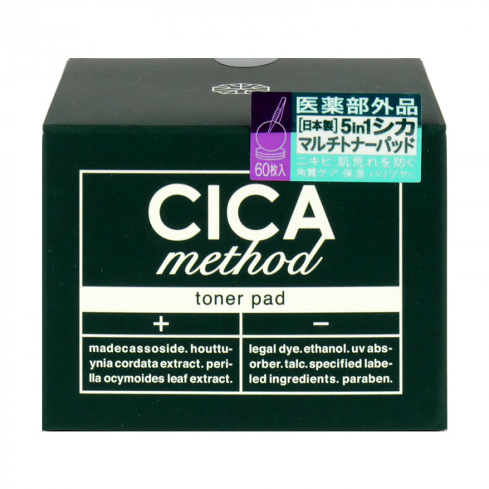 Cica method toner pad (made in japan) 60 แผ่น