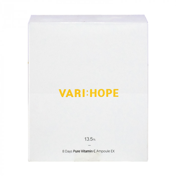 Varihope 8days pure vitamin c ampoule ex 13.5% (made in korea) 15g.