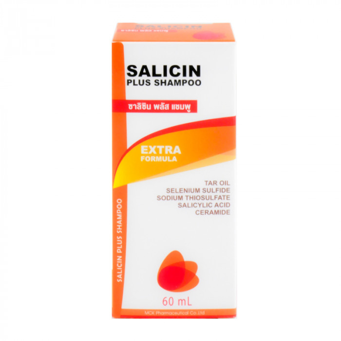 Salicin plus shampoo 60 ml. ซาลิซิน พลัส แชมพู 60มล.