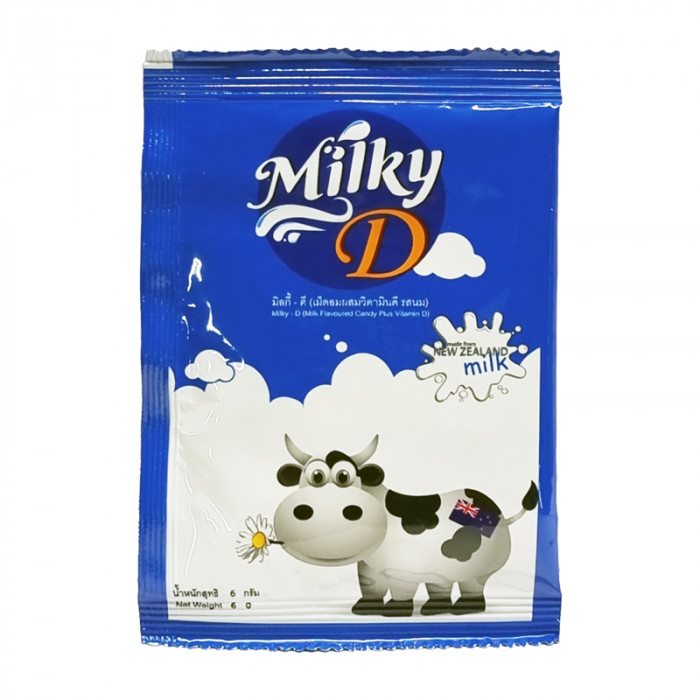Milky-D มิลกี้-ดี เม็ดอมรสนม 8เม็ด/ซอง