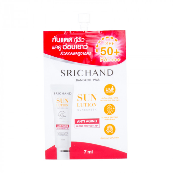 Srichand sunlution suncreen anti aging 7ml.