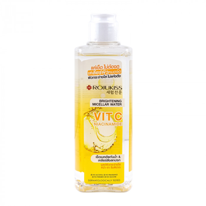 ROJUKISS VIT C + NIACINAMIDE MICELLAR WATER 200 ML.