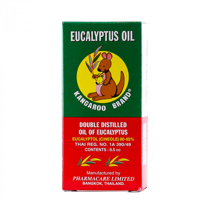 Kangaroo Eucalyptus Oil 8.5 ml. น้ำมันยูคาลิปตัส ตราจิงโจ้ 8.5 มล.