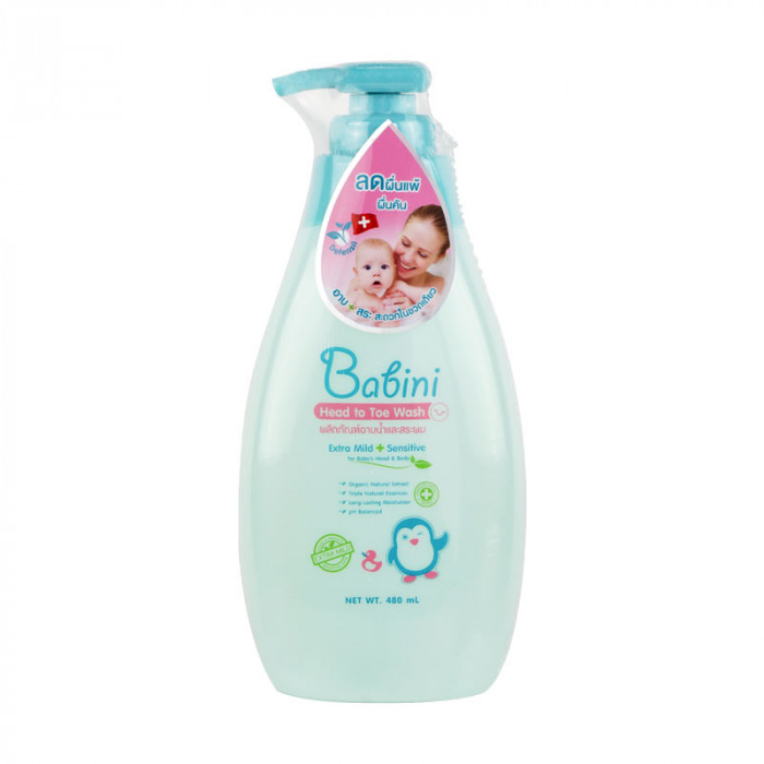 Babini Head to Toe Wash Extra Mild + Sensitive 480 ml. 