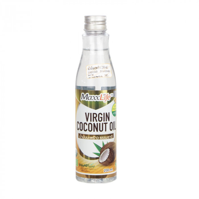 Maxxlife Virgin Coconut Oil ขนาด 200 ml. น้ำมันมะพร้าวสกัดเย็นธรรมชาติ 200 มล.