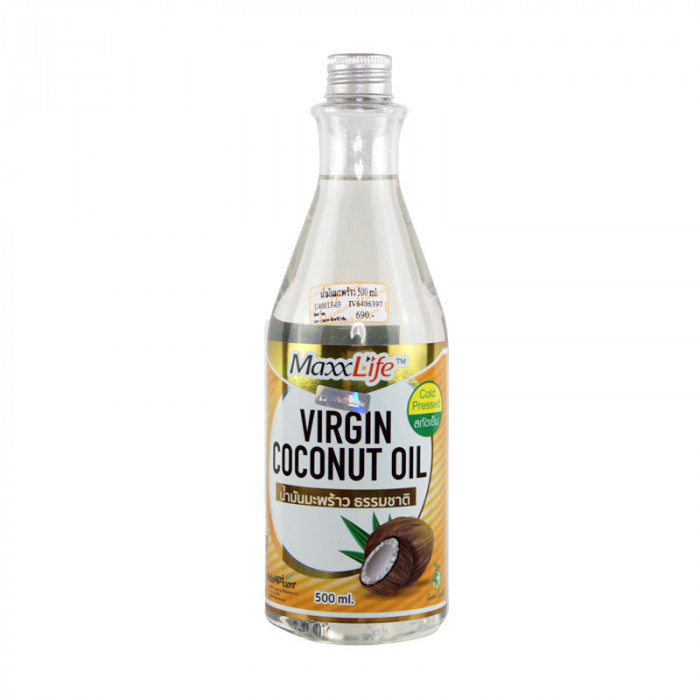 Maxxlife Virgin Coconut Oil ขนาด 500 ml. น้ำมันมะพร้าวสกัดเย็นธรรมชาติ