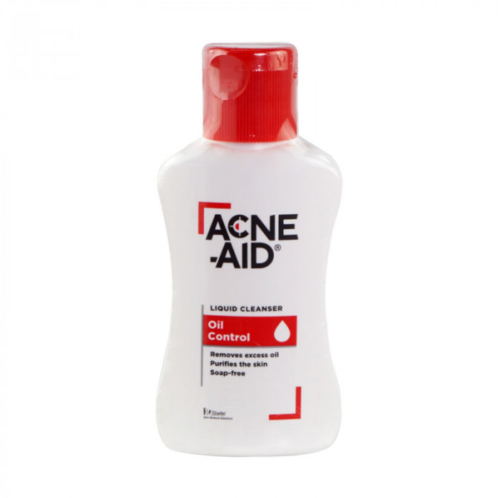 Acne-Aid Liquid Cleanser For Acne Prone Skin 50 ml. แอคเน่-เอด ลิควิด คลีนเซอร์ (สีแดง) 50 มล.