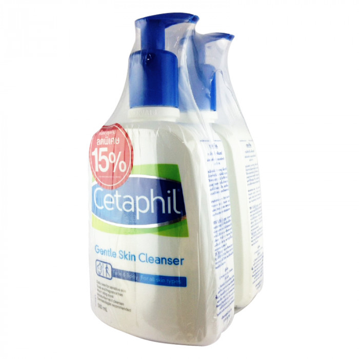 Cetaphil Cleanser 500 ml.แพ็คคู่ (x2ขวด)