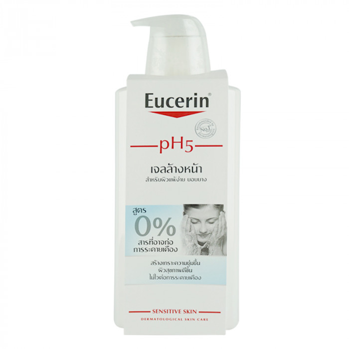 Eucerin Ph5 Sensitive Facial Cleanser 400 ml. ยูเซอริน พีเอช5 เซนซิทีฟ เฟเชี่ยล คลีนเซอร์ 400ML.