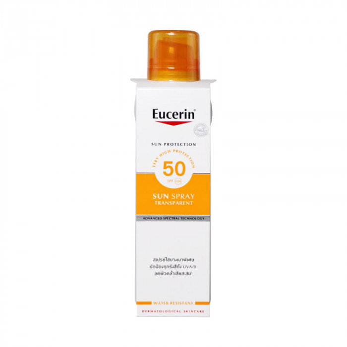 Eucerin Sun Spray Dry Touch SPF50 PA++ 200 ml. ยูเซอริน ซัน สเปรย์ ดราย ทัช เอสพีเอฟ 50 200 มล.