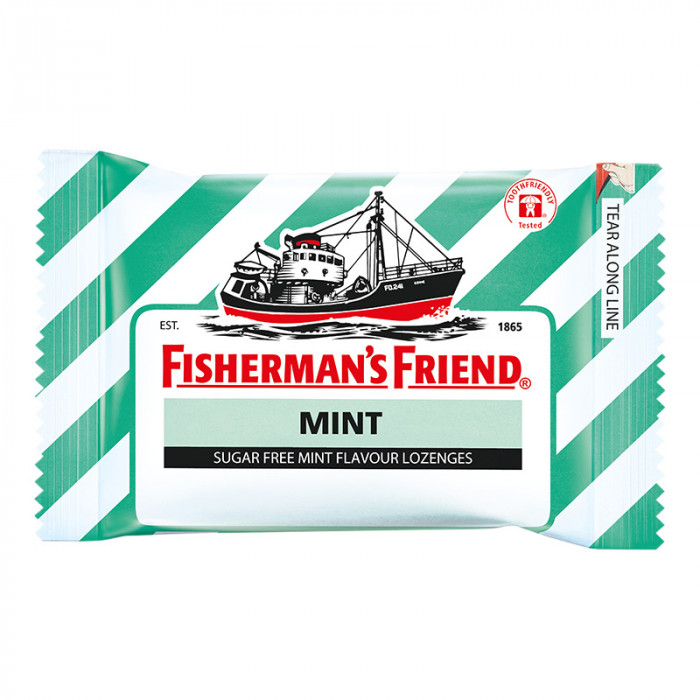 Fisherman'S Friend ชูการ์ฟรีมิ้นท์ (สีเขียว-ขาว)