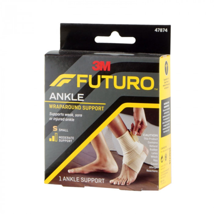 Futuro Ankle Support Size S ฟูทูโร่ อุปกรณ์พยุงข้อเท้า ชนิดเพิ่มความกระชับ ไซส์ S
