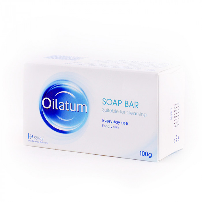 Oilatum Soap Bar 100 g. สบู่ก้อนสูตรอ่อนโยน 100 กรัม.