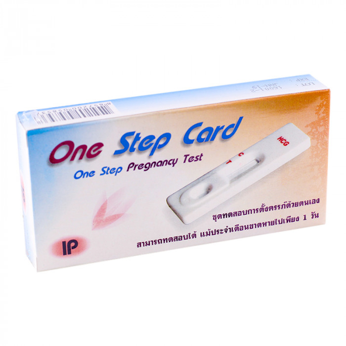 One Step Card ชุดตรวจการตั้งครรภ์